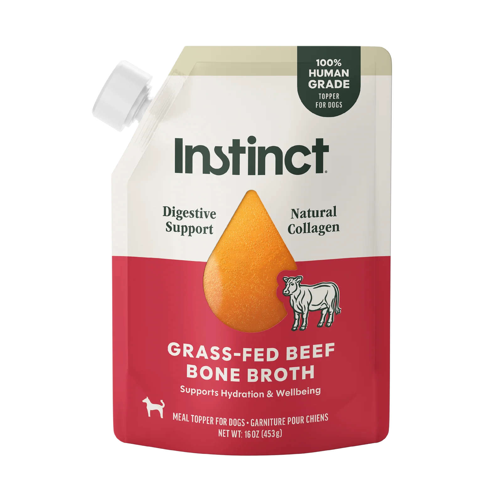 Grass Fed Beef Bone Broth 16 oz